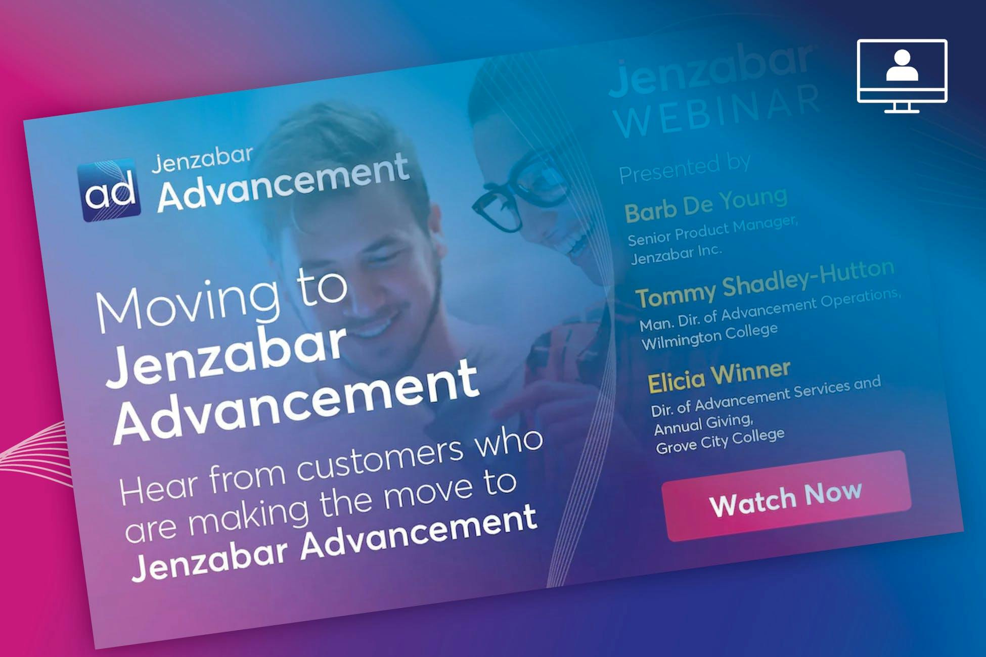 Webinar: Moving to Jenzabar Advancement