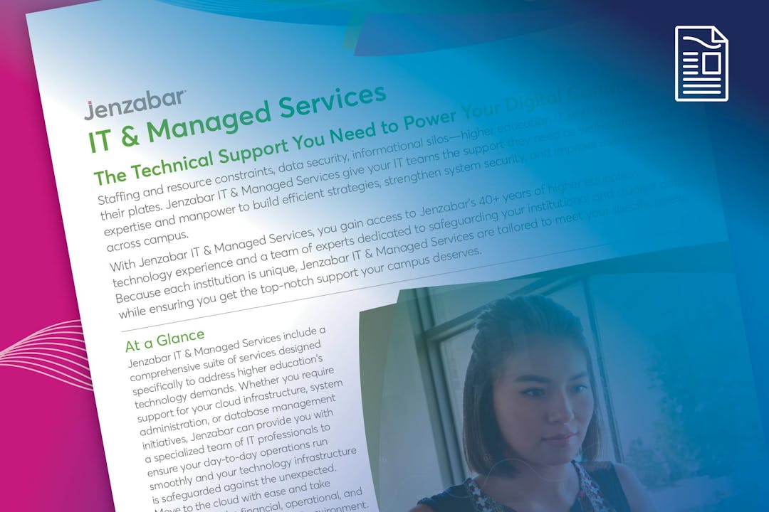 Jenzabar IT & Managed Services