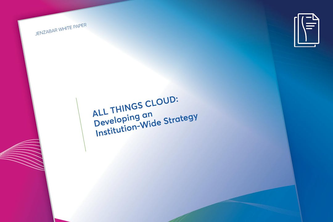 All Things Cloud: Developing an Institution-Wide Strategy