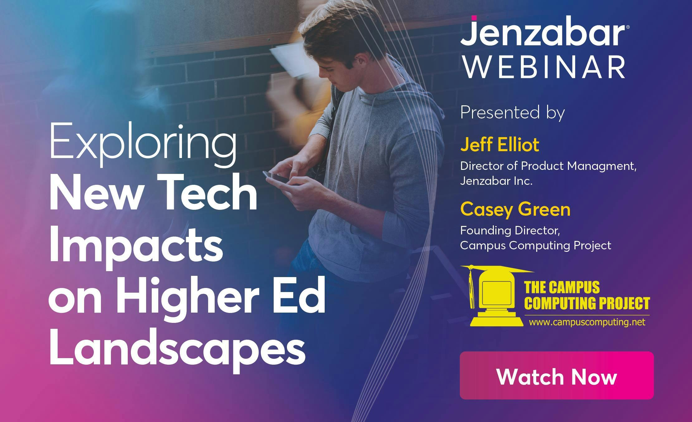 Webinar: Exploring New Tech Impacts on Higher Education Landscapes