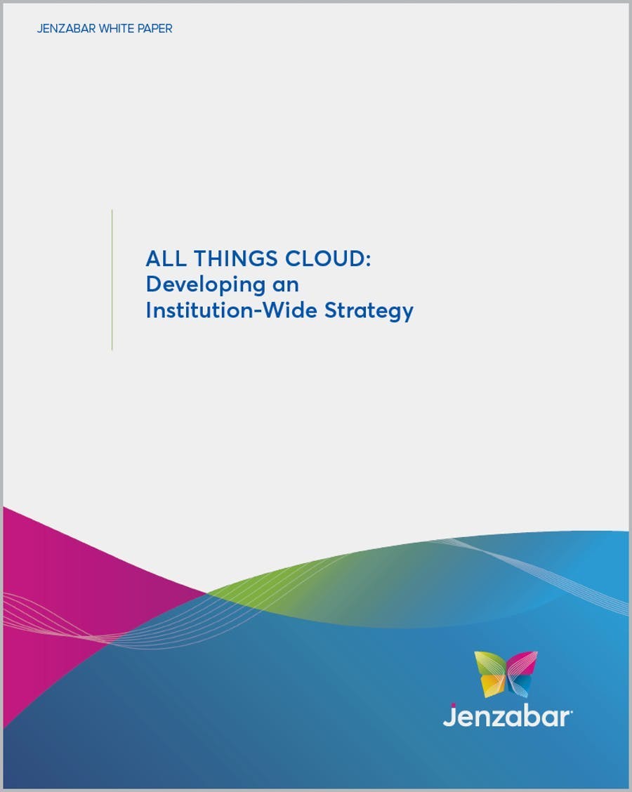 All Things Cloud: Developing an Institution-Wide Strategy